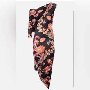 ETRO
Floral draped asymmetric midi dress